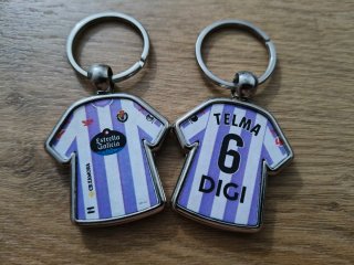6 Llaveros Real Valladolid Camiseta