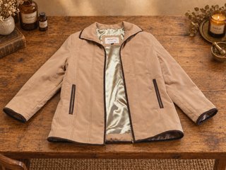 Chaqueta Renatto Beige Talla 44 Vintage