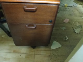 Cajonera de oficina madera 41x53x57 cm