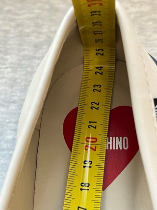 Mocassini Love Moschino Pelle Beige N.38