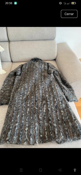 Abrigo vintage lana diseño Francia talla S