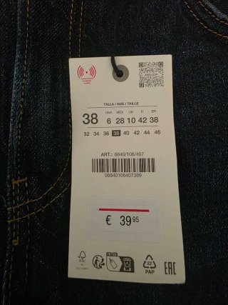 Pantalón Vaquero ZARA