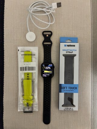 Apple Watch Series 9 Negro + Correa Amarilla +
