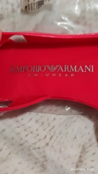 Splendido Bikini Emporio Armani rosso taglia S