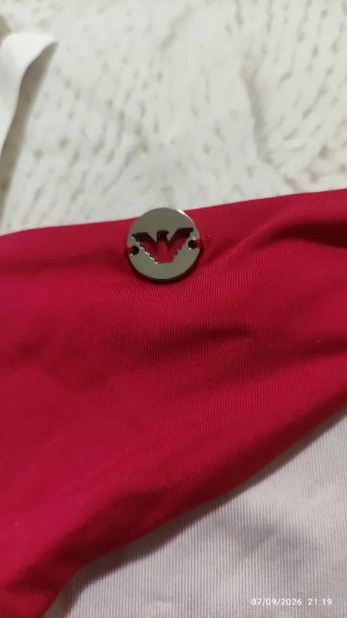 Splendido Bikini Emporio Armani rosso taglia S