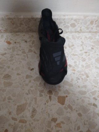 Adidas Predator Botas Fútbol Negras Rojas