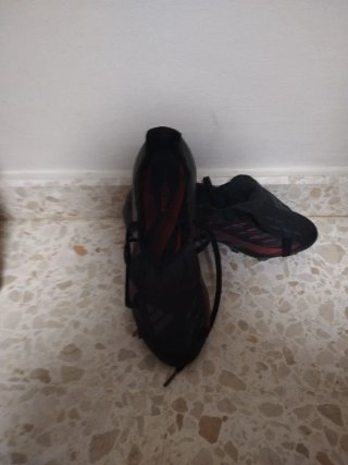 Adidas Predator Botas Fútbol Negras Rojas