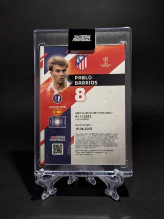 Pablo Barrios Topps Total Football 93/99