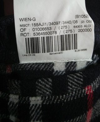 Abrigo Burberry