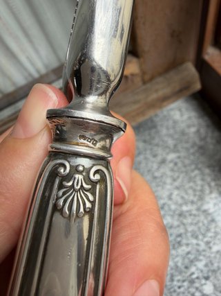 Schiaccianoci vintage in acciaio e argento