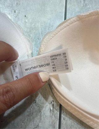 Sujetador Women Secret encaje blanco