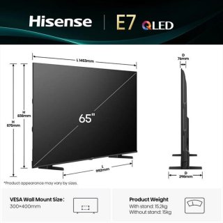 Smart TV Hisense 65" QLED 4K