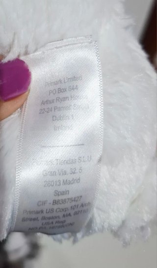 Peluche gato gris y blanco + peluche oso blanco