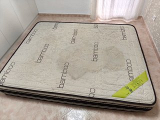 Colchón Viscoelástico 150cm Tejido Bambú