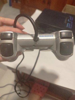 Mando PlayStation 2 Sony Plateado