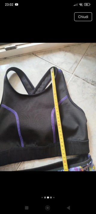 Completo sportivo donna taglia XS/S leggings+ top