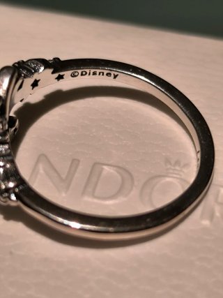 Anillo Pandora hada campanilla y estrellas plata