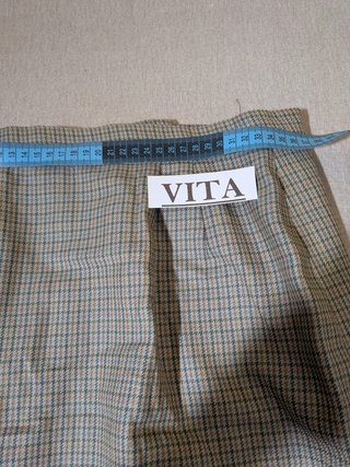 Tailleur Vintage marca Team mode 100% Pura Lana -