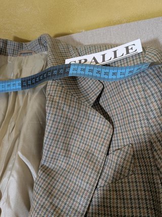 Tailleur Vintage marca Team mode 100% Pura Lana -
