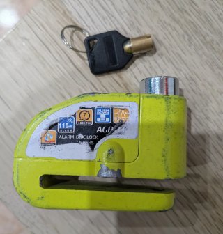Candado Disco Alarma 110 dB AGP