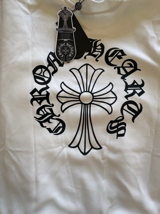 Sudadera Chrome Hearts Blanca Talla M