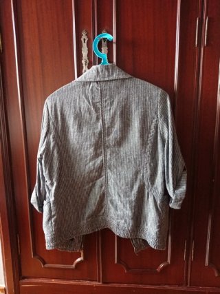 Chaqueta rayas azul y blanca