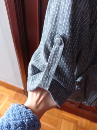 Chaqueta rayas azul y blanca