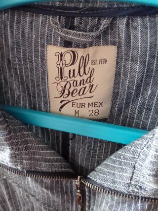 Chaqueta rayas azul y blanca