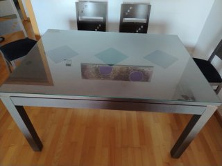 Mueble de salón modular con espejo