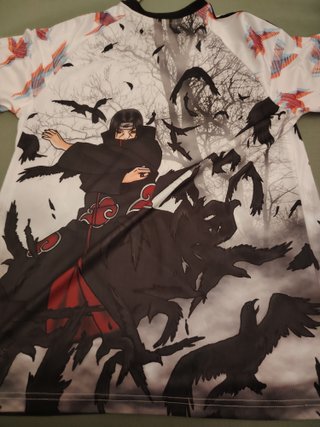 Camiseta XL Japón Ninja Cuervo