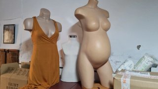 Lote maniquíes: 1 embarazada, 1 mujer, 1 niño
