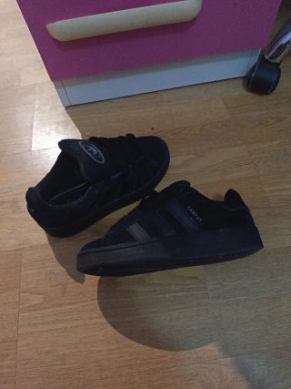 Zapatillas Adidas Campus Negras Talla 36.5