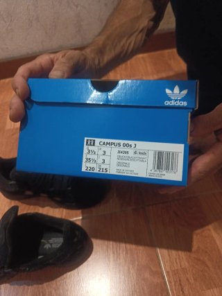 Zapatillas Adidas Campus Negras Talla 36.5