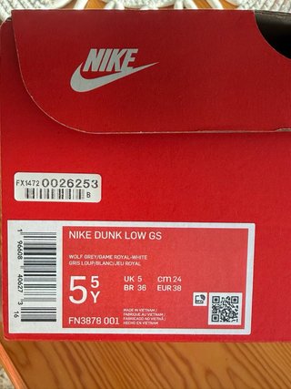 Nike Dunk Zapatillas Azul Gris Blanco