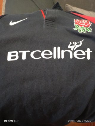 Camisola Rugby Vintage Inglaterra BT