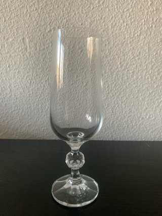 Juego copas cristal diferentes tamaños elegante