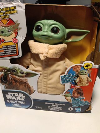 Figura Grogu Baby Yoda Star Wars Averiado