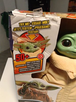 Figura Grogu Baby Yoda Star Wars Averiado