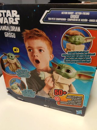Figura Grogu Baby Yoda Star Wars Averiado
