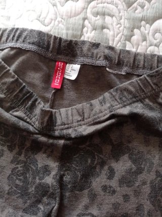 Leggings con estampado floral
