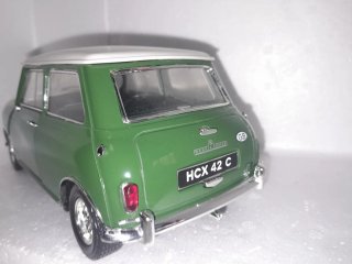 Modellino Mini Cooper Verde
