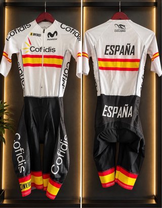 Tuta Ciclismo Spagna Cofidis Taglia XS