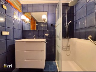 Espejos de baño madera y cristal