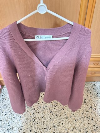 Jersey Zara Rosa Talla M
