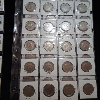 Lote 60 monedas 50 pesetas 1957