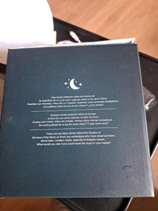 Lámpara Luna LED con Mando a Distancia