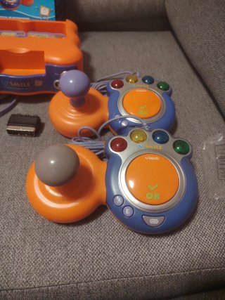 Consola V.Smile Vtech Naranja/Morado + Juegos