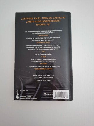 Libro La chica del tren. Paula Hawkins