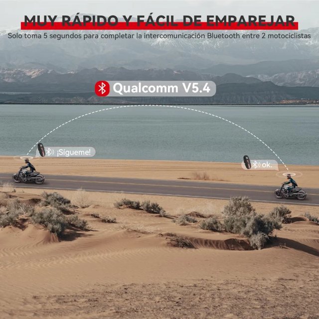 2 XGP Intercomunicador Moto Bluetooth