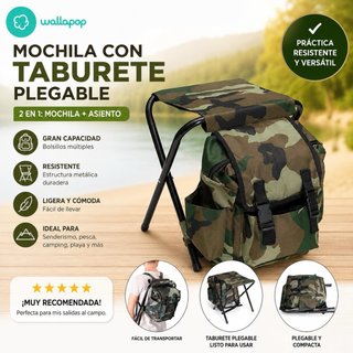 Silla-Mochila Camping